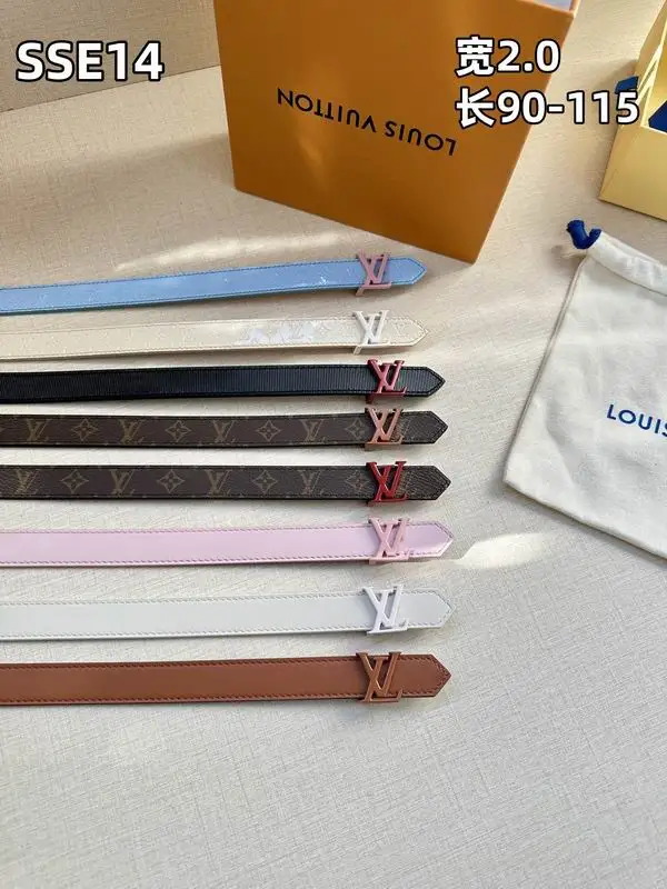 LV belt 20mmX90-115cm 8L35